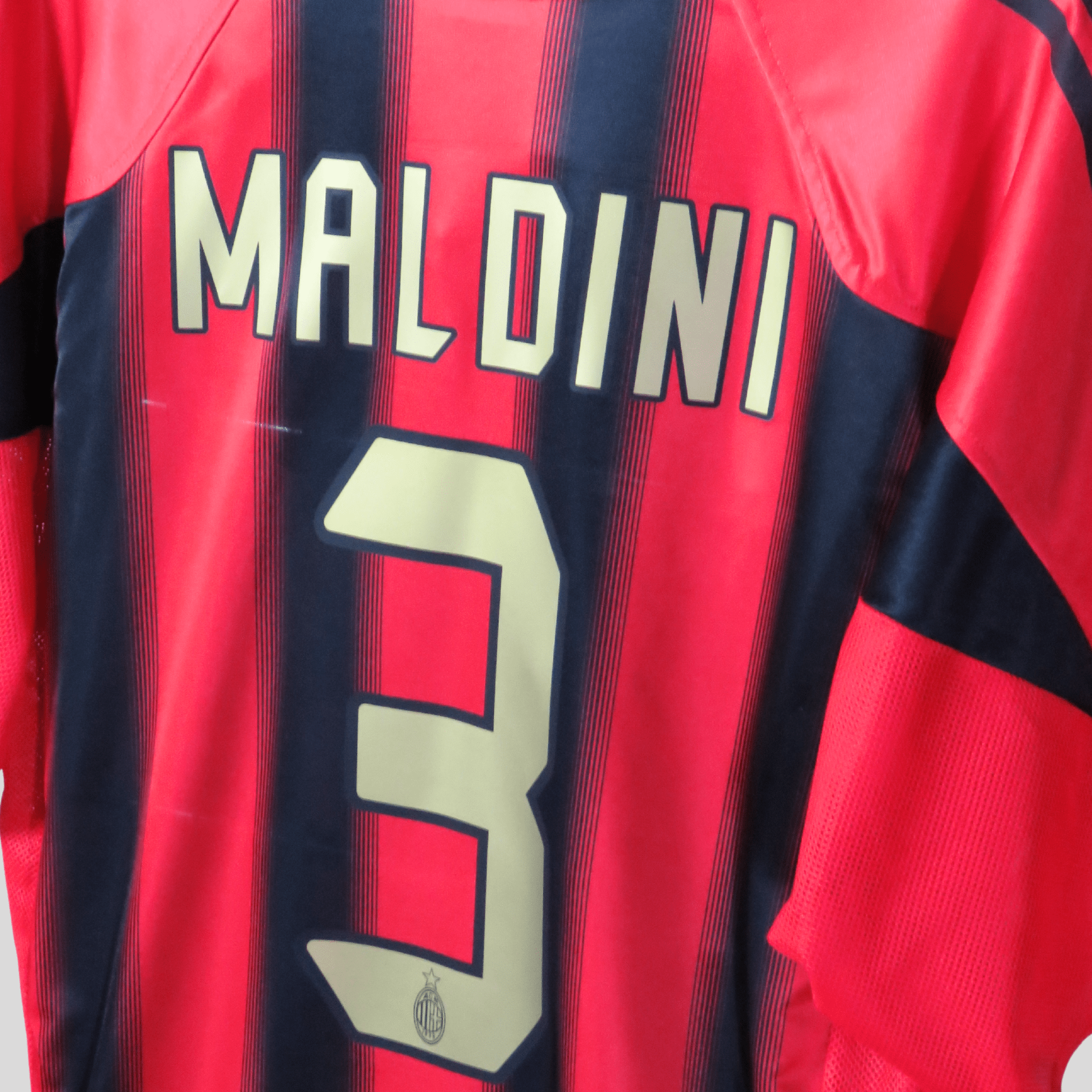 正規品】ACミラン MALDINI シャツ 赤黒 3 【公式通販】